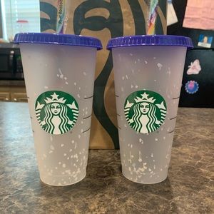 Starbucks confetti color change cup